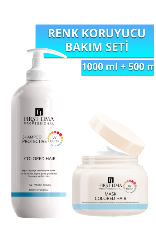 Boyalı Saçlarda Renk Koruyucu Şampuan & Maske  Tüm Renklerde Güneşe Karşı Tam Koruma