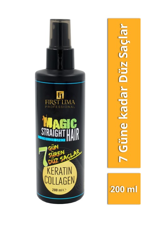 7 Güne Kadar Etkili Saç Düzleştirici Spray - Magic Straight Hair 