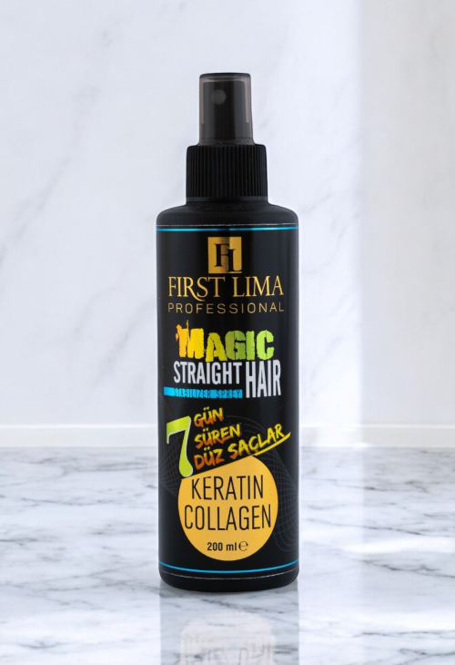 7 Güne Kadar Etkili Saç Düzleştirici Spray - Magic Straight Hair