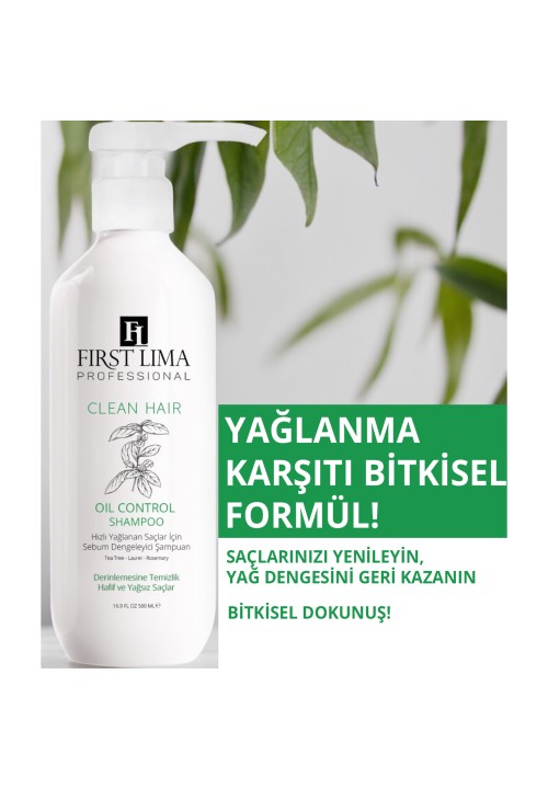 Yağlanma Karşıtı Sebum Dengeleyici Bitkisel Şampuan